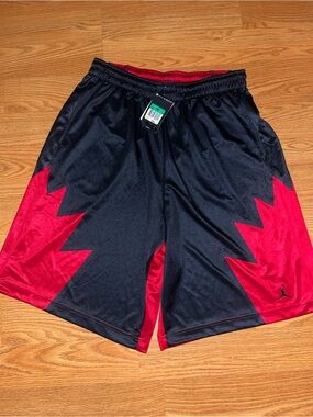 Rare Nike Air Jordan black red basketball shorts men’s XL NWT 2013